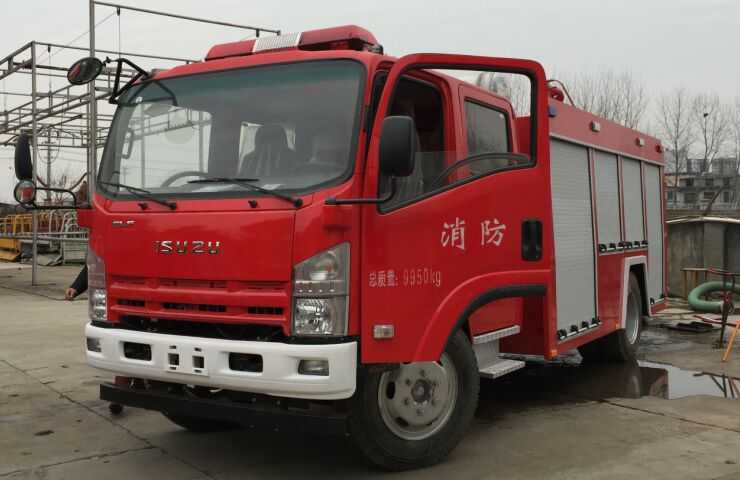 3噸4噸五十鈴慶鈴消防車